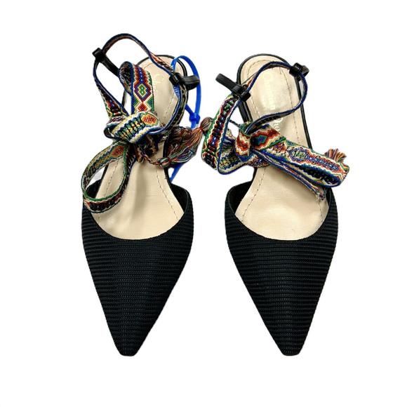 CHRISTIAN DIOR pre-loved j'adior it flats in black - Picture 2 of 7